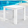 Gardeon Outdoor Side Beach Table - White Deals499
