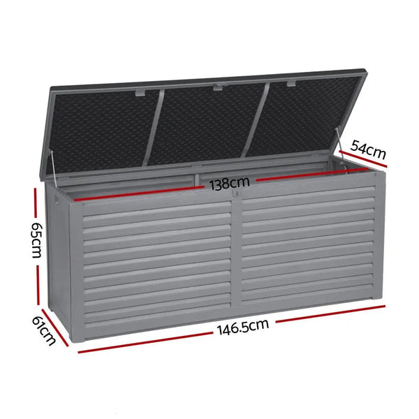 Gardeon Outdoor Storage Box 490L Bench Seat Indoor Garden Toy Tool Sheds Chest Deals499