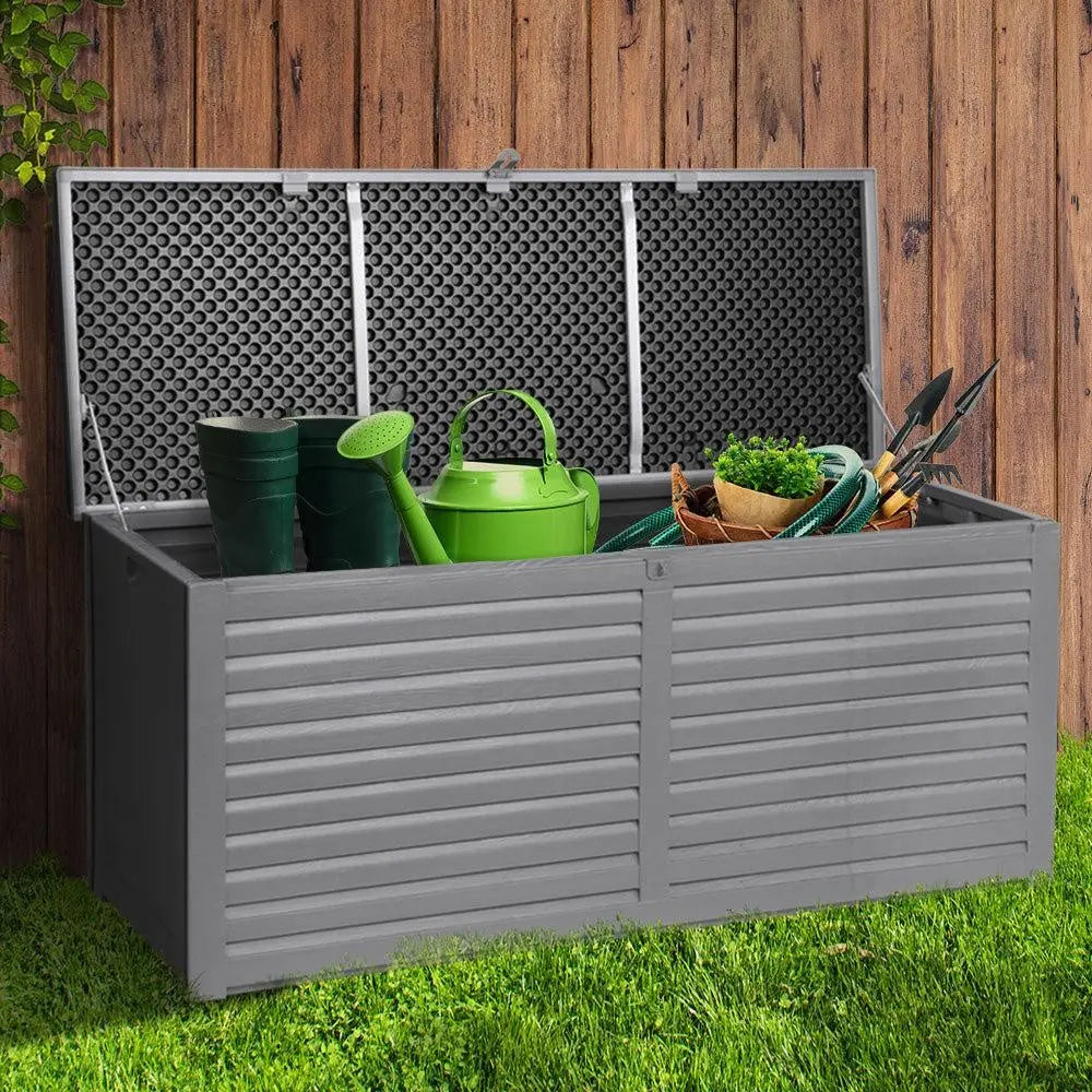 Gardeon Outdoor Storage Box 490L Bench Seat Indoor Garden Toy Tool Sheds Chest Deals499