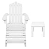 Gardeon Outdoor Sun Lounge Beach Chairs Table Setting Wooden Adirondack Patio Chair Deals499