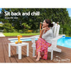Gardeon Outdoor Sun Lounge Beach Chairs Table Setting Wooden Adirondack Patio Chair Lounges Deals499