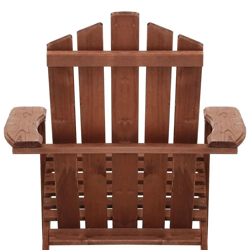 Gardeon Outdoor Sun Lounge Beach Chairs Table Setting Wooden Adirondack Patio Lounges Chair Deals499