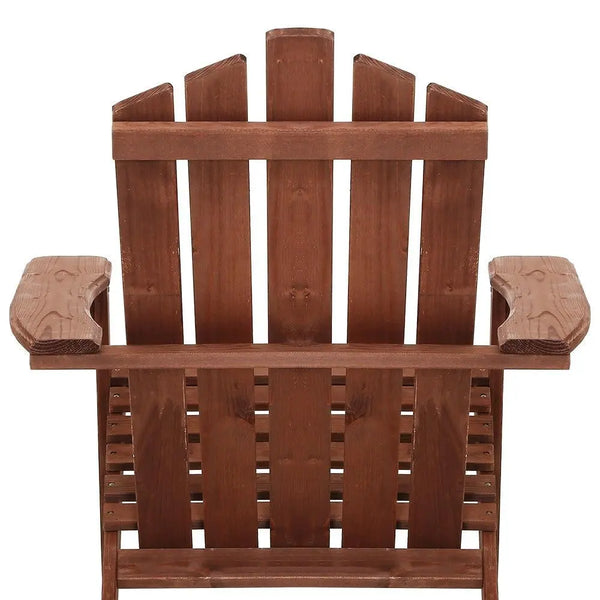 Gardeon Outdoor Sun Lounge Beach Chairs Table Setting Wooden Adirondack Patio Lounges Chair Deals499