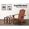 Gardeon Outdoor Sun Lounge Beach Chairs Table Setting Wooden Adirondack Patio Lounges Chair Deals499