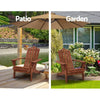 Gardeon Outdoor Sun Lounge Beach Chairs Table Setting Wooden Adirondack Patio Lounges Chair Deals499