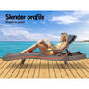 Gardeon Outdoor Sun Lounge Furniture Day Bed Wicker Pillow Sofa Set Deals499