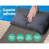 Gardeon Outdoor Sun Lounge Furniture Day Bed Wicker Pillow Sofa Set Deals499