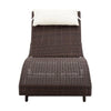 Gardeon Outdoor Sun Lounge Setting Wicker Lounger Day Bed Rattan Patio Furniture Brown Deals499