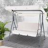 Gardeon Outdoor Swing Chair Hammock 3 Seater Garden Canopy Bench Seat Backyard Deals499
