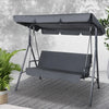 Gardeon Outdoor Swing Chair Hammock Bench Seat Canopy Cushion Furniture Grey Deals499
