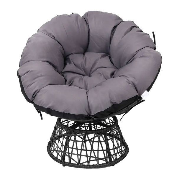 Gardeon Papasan Chair - Black Deals499