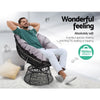 Gardeon Papasan Chair - Black Deals499