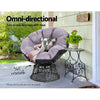 Gardeon Papasan Chair - Black Deals499