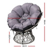 Gardeon Papasan Chair - Grey Deals499