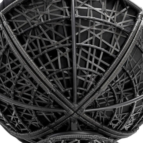 Gardeon Papasan Chair and Side Table Set- Black Deals499