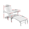 Gardeon Set of 2 Outdoor Sun Lounge Chairs Patio Furniture Lounger Beach Chair Adirondack Deals499
