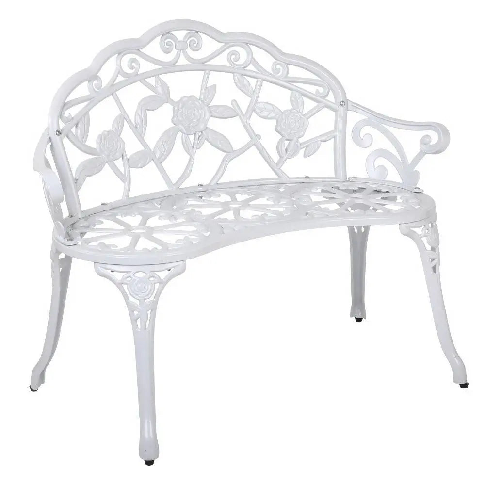 Gardeon Victorian Garden Bench White Deals499