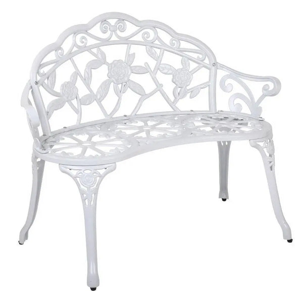 Gardeon Victorian Garden Bench White Deals499