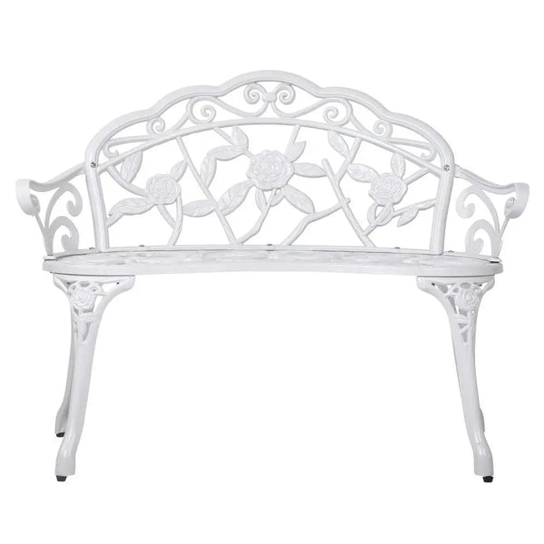 Gardeon Victorian Garden Bench White Deals499