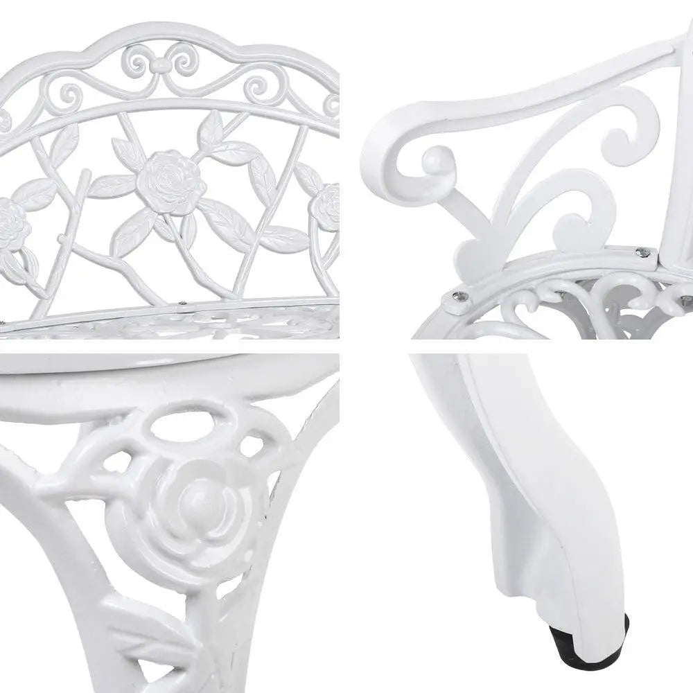 Gardeon Victorian Garden Bench White Deals499