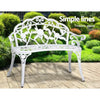 Gardeon Victorian Garden Bench White Deals499
