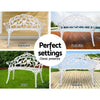 Gardeon Victorian Garden Bench White Deals499