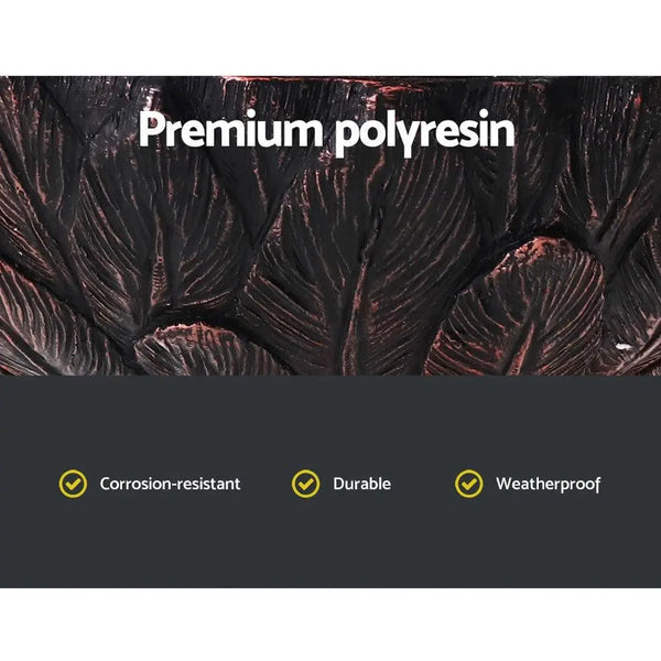 Gardeon Water Solar Fountain Outdoor Bird Bath Peacock Cascading Deals499