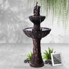 Gardeon Water Solar Fountain Outdoor Bird Bath Peacock Cascading Deals499