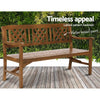 Gardeon Wooden Garden Bench 3 Seat Patio Furniture Timber Outdoor Lounge Chair Natural Deals499