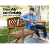 Gardeon Wooden Garden Bench 3 Seat Patio Furniture Timber Outdoor Lounge Chair Natural Deals499