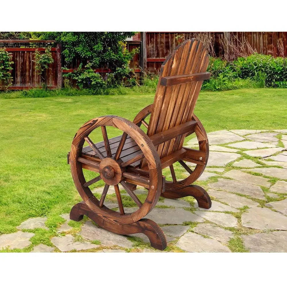 Gardeon Wooden Wagon Chair Outdoor Deals499