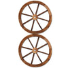 Gardeon Wooden Wagon Wheel X2 Deals499