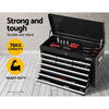 Giantz 10-Drawer Tool Box Chest Cabinet Garage Storage Toolbox Black Deals499