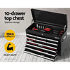 Giantz 17 Drawers Tool Box Trolley Chest Cabinet Cart Garage Mechanic Toolbox Black Deals499