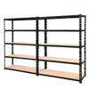 Giantz 2.4MX1.8M Garage Shelving Warehouse Rack Pallet Racking Storage Steel Black Deals499