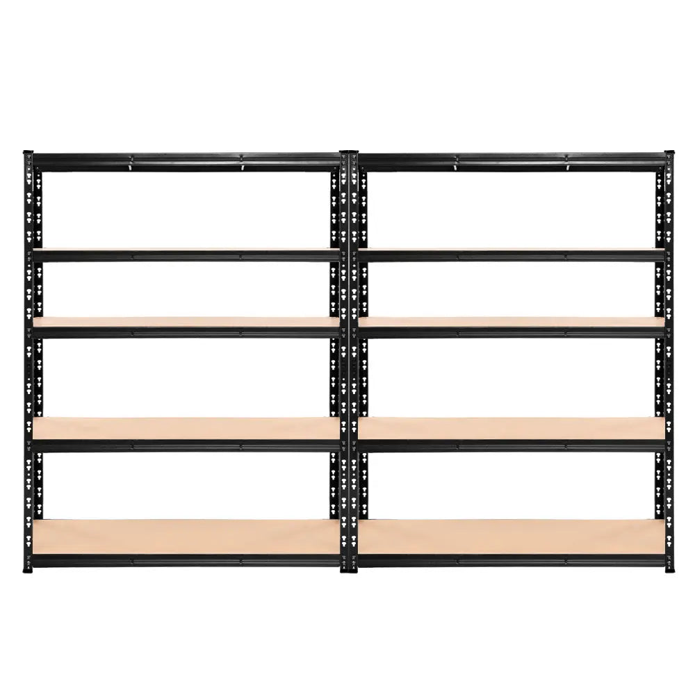 Giantz 2.4MX1.8M Garage Shelving Warehouse Rack Pallet Racking Storage Steel Black Deals499
