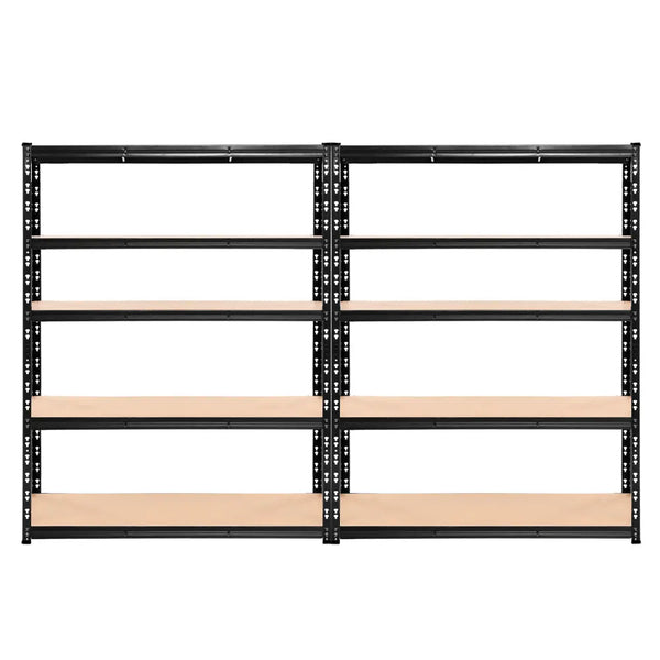 Giantz 2.4MX1.8M Garage Shelving Warehouse Rack Pallet Racking Storage Steel Black Deals499