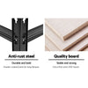Giantz 2.4MX1.8M Garage Shelving Warehouse Rack Pallet Racking Storage Steel Black Deals499