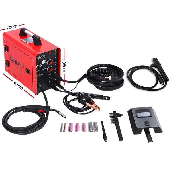 Giantz 220 Amp Inverter Welder MMA MIG DC Gas Gasless Welding Machine Portable Deals499
