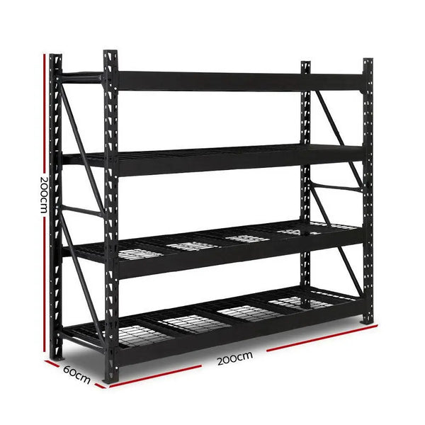 Giantz 2M Warehouse Racking Shelving Heavy Duty Steel Garage Storage Rack Deals499