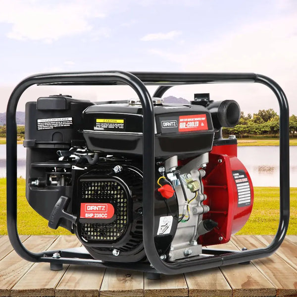 Giantz 2inch High Flow Water Pump - Black & Red Deals499