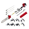 Giantz 4-STROKE Pole Chainsaw Hedge Trimmer Brush Cutter Whipper Multi Tool Saw Deals499