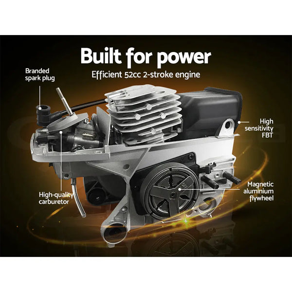 Giantz 62CC Pole Chainsaw Petrol 7 In 1 Brush Cutter Whipper Snipper Multi Tools Deals499