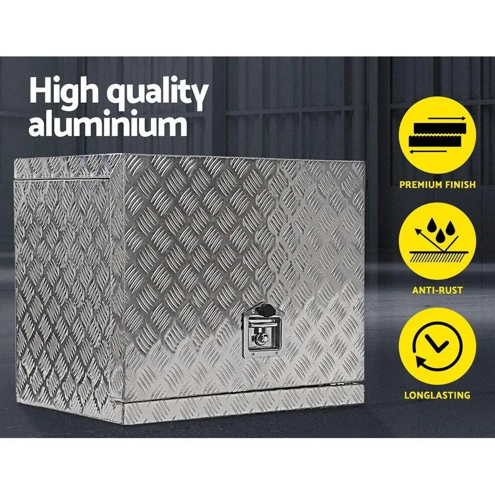 Giantz 75x50x55cm Aluminium Tool box Generator Toolbox Truck Ute Trailer Canopy Deals499