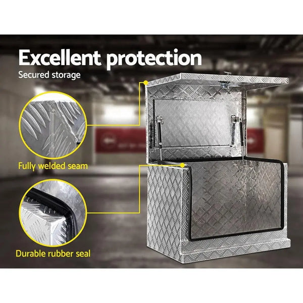 Giantz 75x50x55cm Aluminium Tool box Generator Toolbox Truck Ute Trailer Canopy Deals499