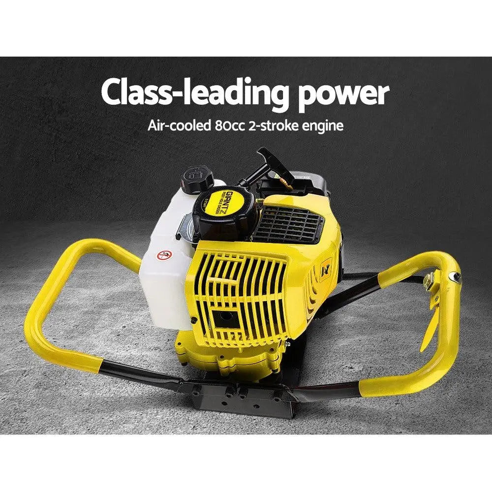 Giantz 80CC Petrol Post Hole Digger Auger Bits Drill Borer Fence Extension Deals499