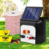 Giantz 8km Solar Electric Fence Energiser Charger with 500M Tape and 25pcs Insulators Deals499