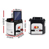 Giantz 8km Solar Power Electric Fence Charger Energiser 0.3J White Deals499
