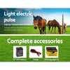 Giantz 8km Solar Power Electric Fence Charger Energiser 0.3J White Deals499