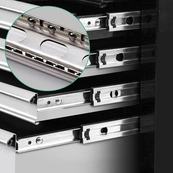 Giantz 9 Drawer Mechanic Tool Box Storage - Black & Grey Deals499